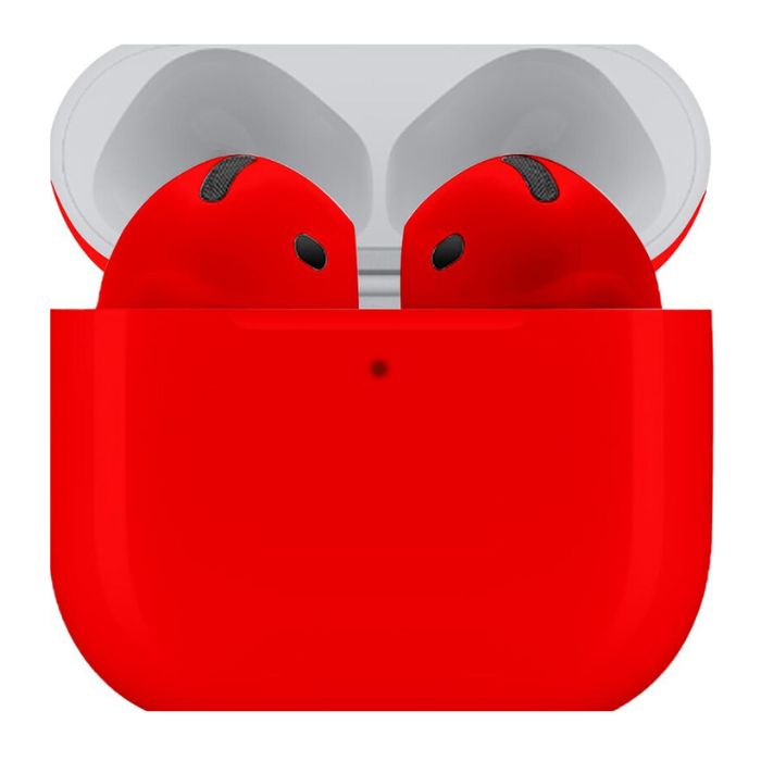 Merlin Craft Customized Apple Airpods 4 ANC Red Glossy