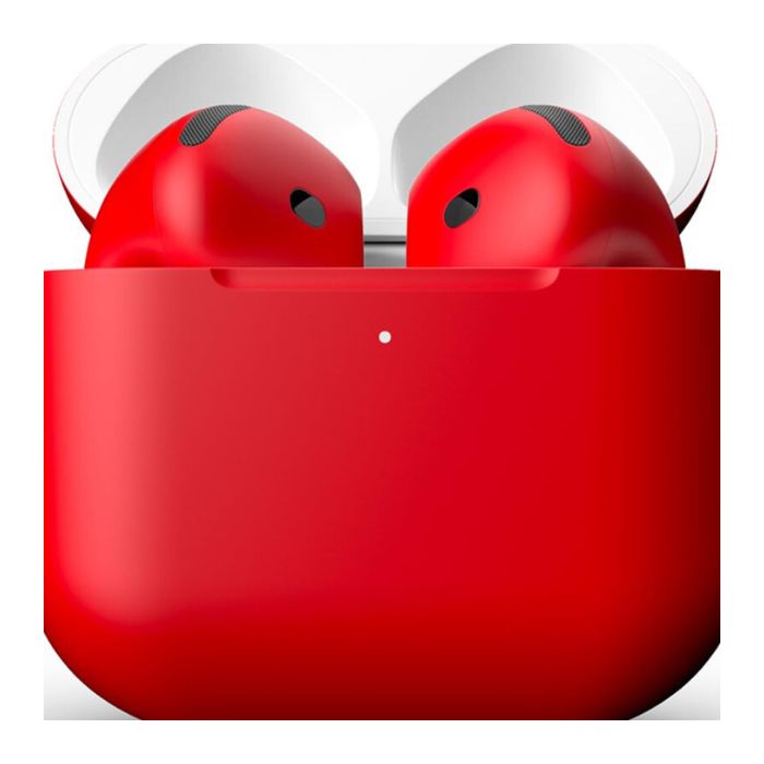 Merlin Craft Customized Apple Airpods 4 ANC Red Matte