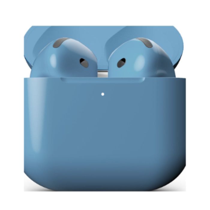 Merlin Craft Customized Apple Airpods 4 ANC Sierra Blue Bold