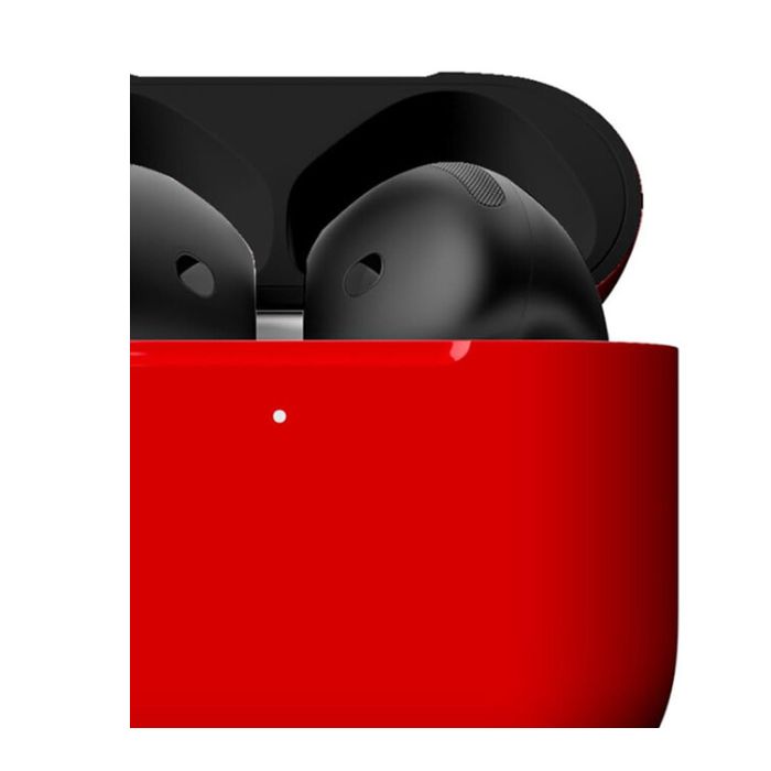 Merlin Craft Customized Apple Airpods 4 ANC Dual Red