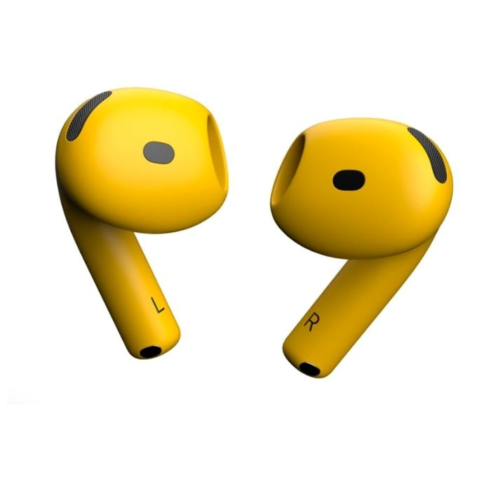 Merlin Craft Customized Apple Airpods 4 ANC Yellow Matte
