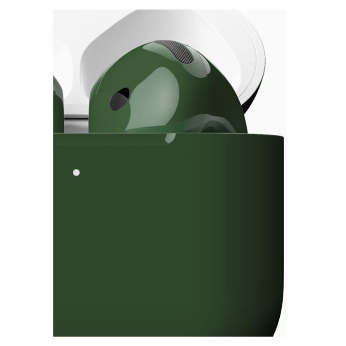 Merlin Craft Customized Apple Airpods 4 ANC Green Glossy