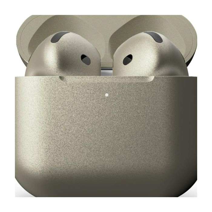 Merlin Craft Customized Apple Airpods 4 ANC Natural Titanium