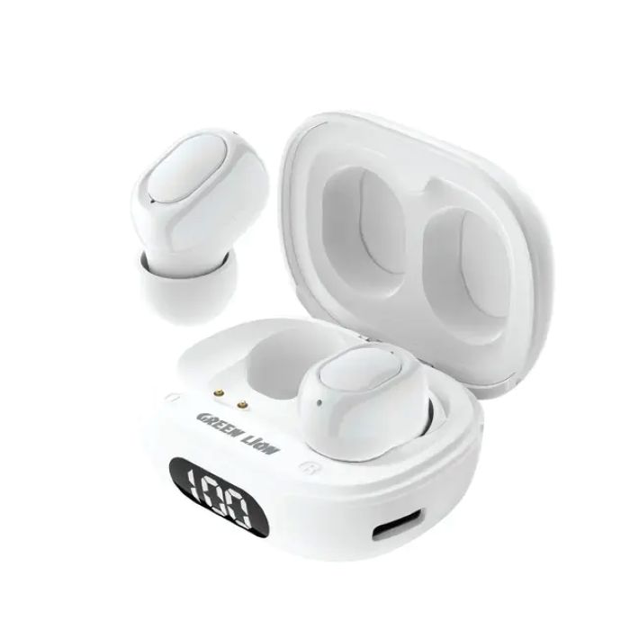 Green Lion Mittersill True Wireless Earbuds - White