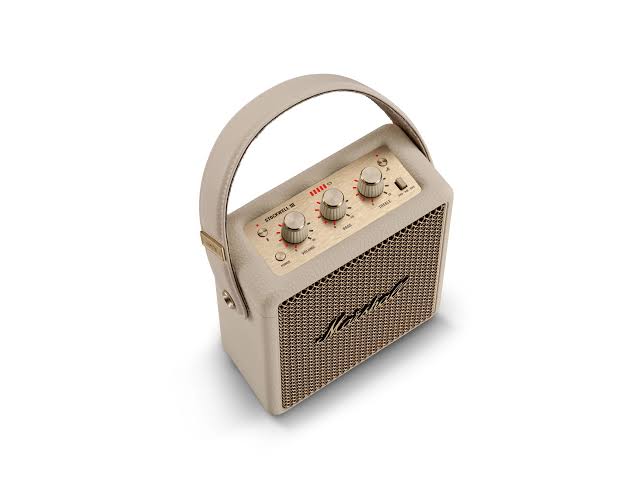 Marshall Stockwell III, Portable Bluetooth Speaker- Cream