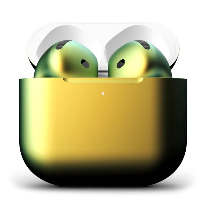 Merlin Craft Customized Apple AirPods 5 Northers Lights Dual Color