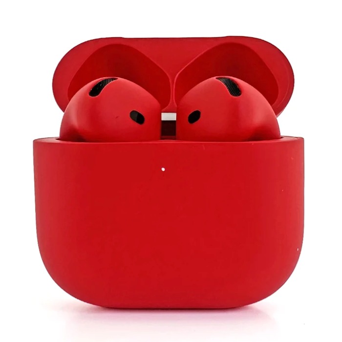 Merlin Craft Customized Apple AirPods 5 Red Matte Bold