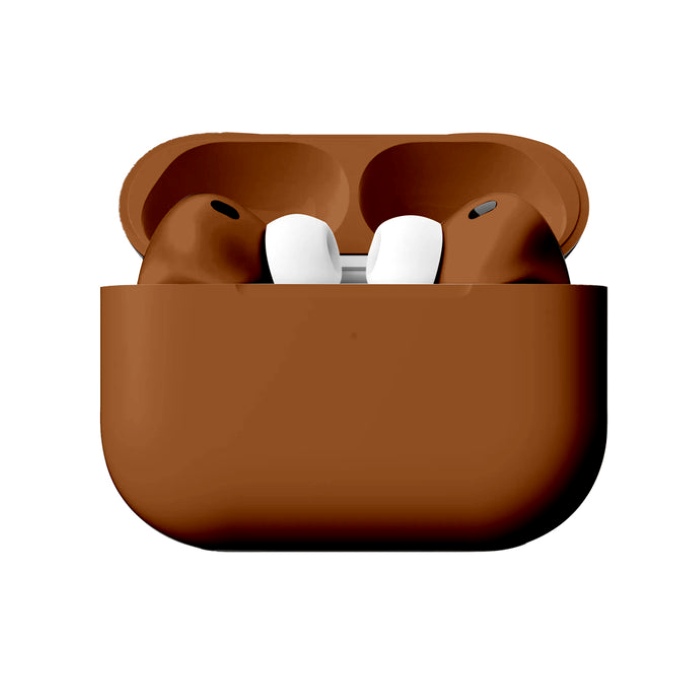 Merlin Craft Customized Apple AirPods 5 Brown Matte Bold