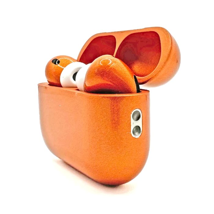 Merlin Craft Customized Apple AirPods 5 Cosmic Orange Metallic 25 Glossy Bold