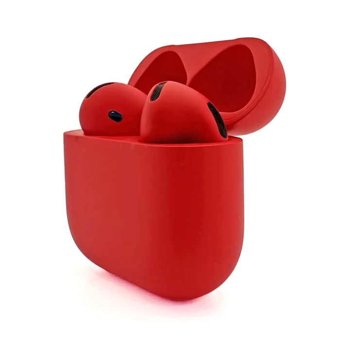 Merlin Craft Customized Apple AirPods 5 Red Matte Bold