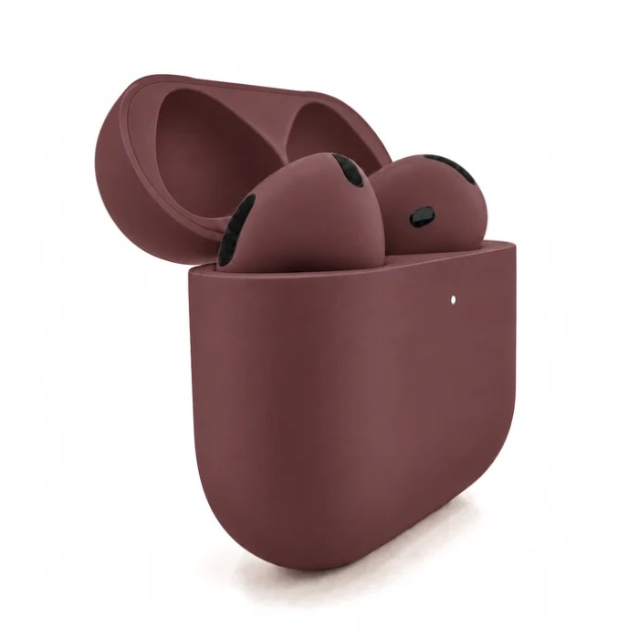 Merlin Craft Customized Apple AirPods 5 WC Burgundy 26 Matte Bold