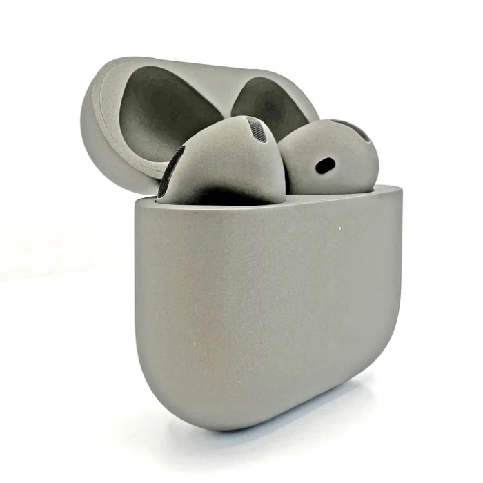 Merlin Craft Customized Apple AirPods 5 WC Natural Titanium 23 Matte Bold