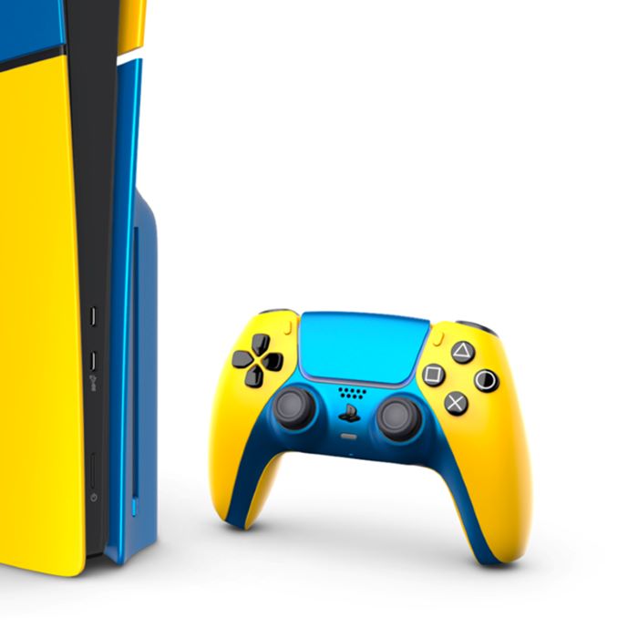 Customized Sony Ps5 Slim Disc Edition 1Tb Single Controller Macaw New 2023 Model