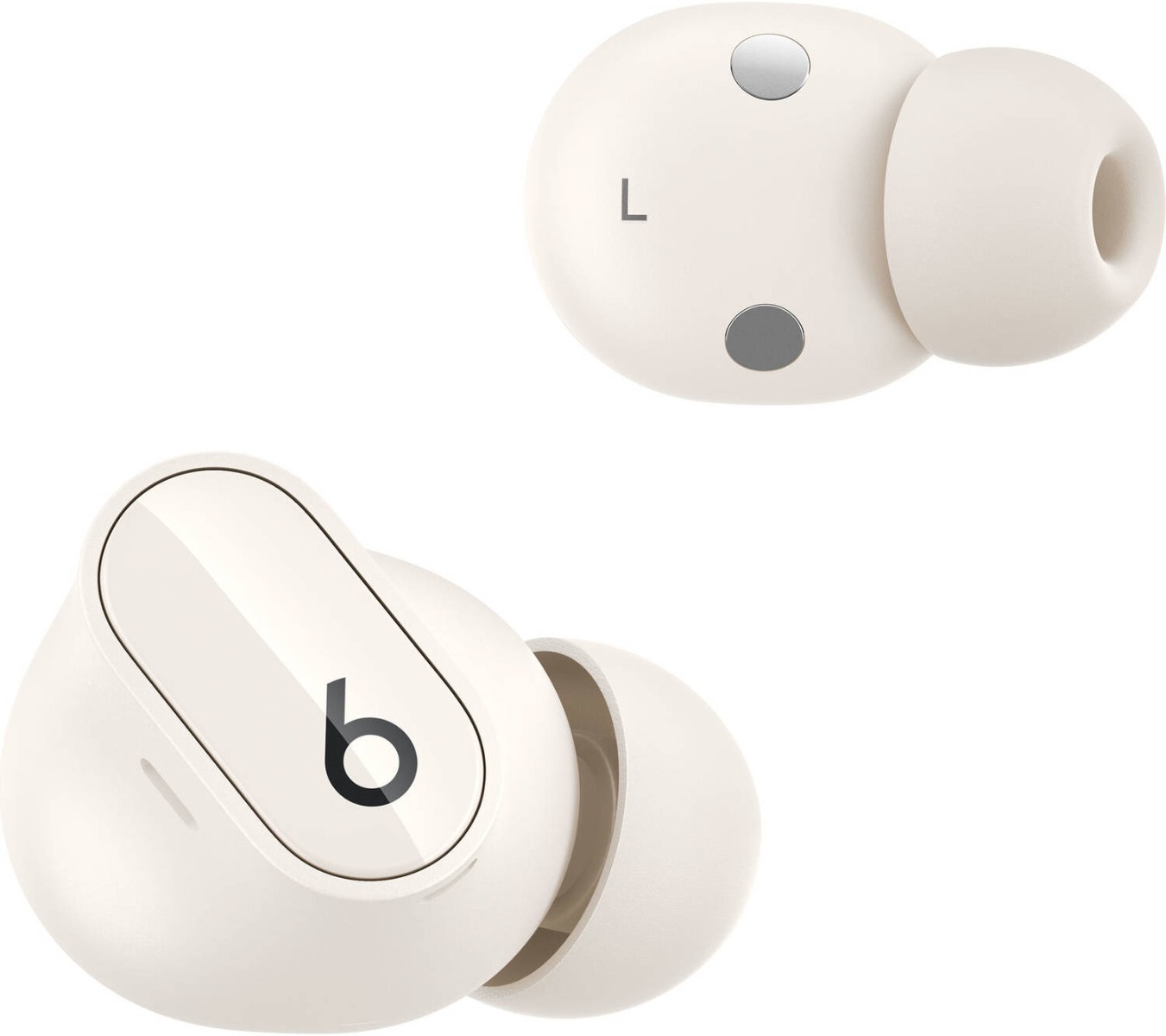 Beats Studio Buds +, True Wireless Noise Cancelling Earbuds- Ivory