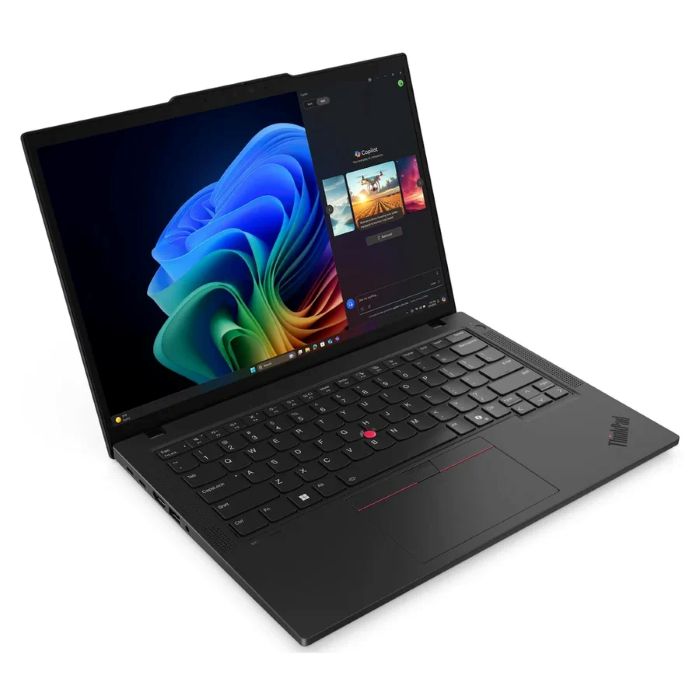 Lenovo ThinkPad T14 Gen 6 Laptop, 14inch WUXGA Display, Intel Core Ultra 7 258V Processor, 32GB RAM, 512GB SSD, Windows 11 Pro, Backlit Arabic & English Keyboard, 3 Year Warranty