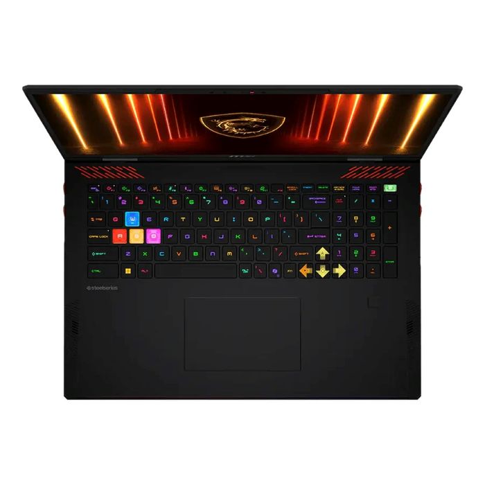 MSI Raider 18 HX AI A2XW Gaming Laptop, 18inch UHD+ 120Hz Display, Intel Core 9 290HX Processor, 32GB RAM, 2TB SSD, RTX 5080 16GB GDDR7, Windows 11 Home, English & Arabic Keyboard, 2 Year Warranty