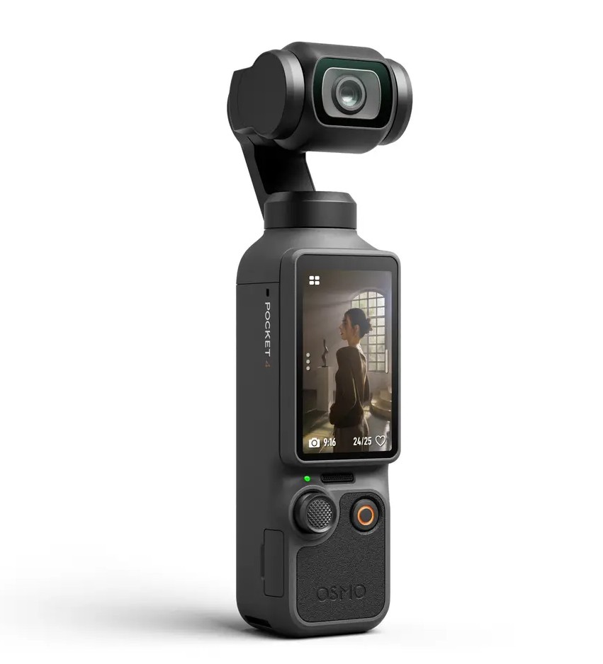 DJI Osmo Pocket 4, Action Camera- Black 