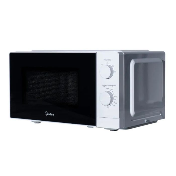 Midea 20 Liters Solo Microwave Oven with 5 Power Levels, 700W, Defrost Function, Inverter Quattro, MM7P012MZ-WH
