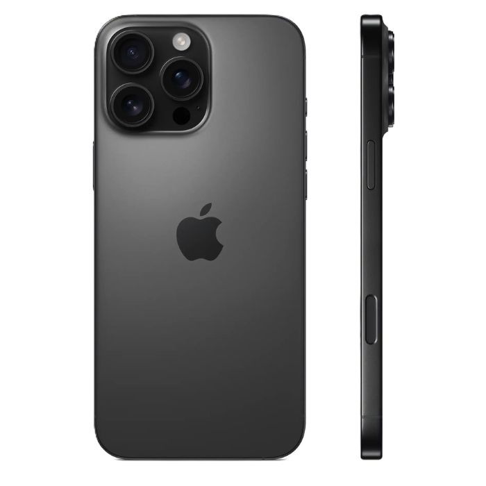 Apple iPhone 16 Pro Max (UAE), 6.9 Inch, 512GB, 8GB, Black Titanium (One Esim & One Physical Sim, Apple Warranty)