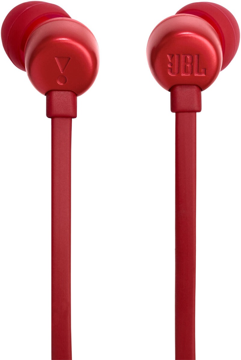 JBL Tune 310C Headphones Wired In-Ear Headphones Pure Bass Sound, Microphone and USB-C Port- Red