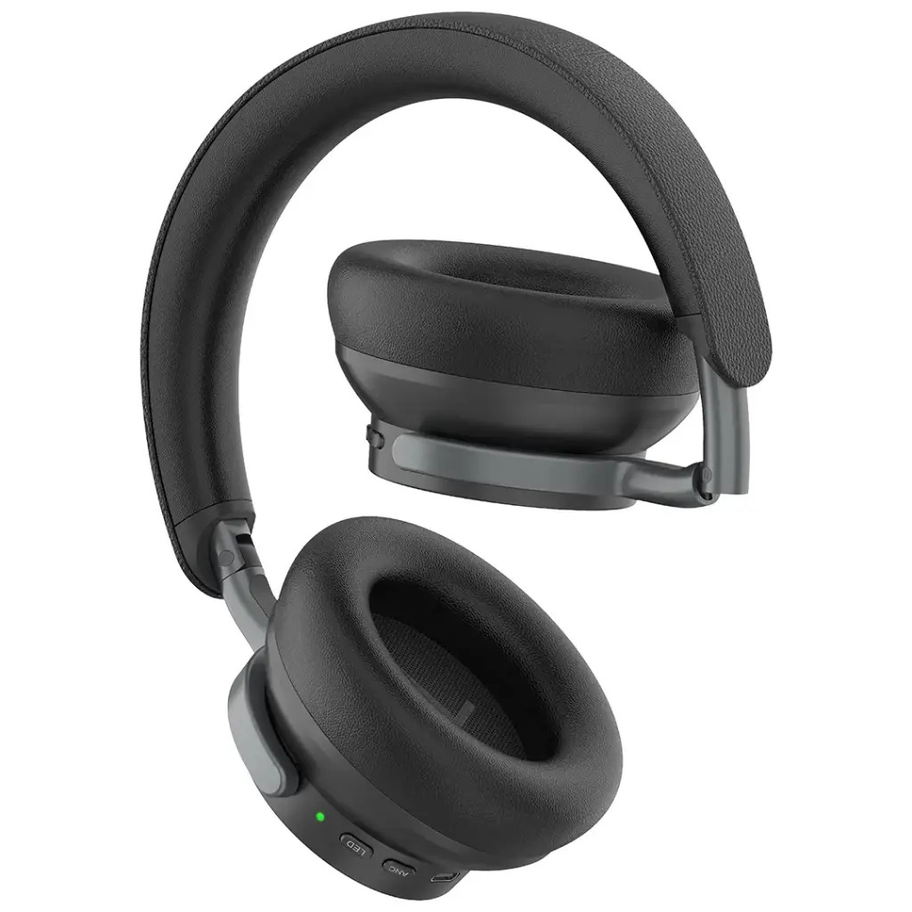 Powerology Astro, ANC Wireless Headphones- Black 