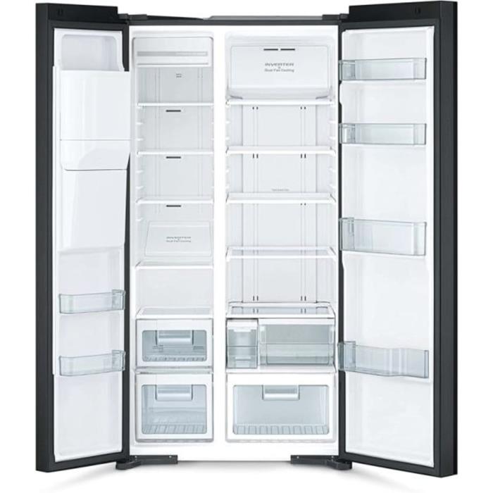 Hitachi 700L Side By Side Refrigerator - RSX700GPUK0GBK