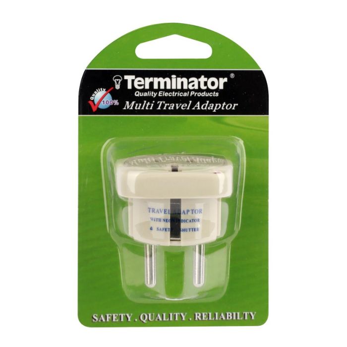 Terminator  Travel Adaptor Schuko To Universal TL 15