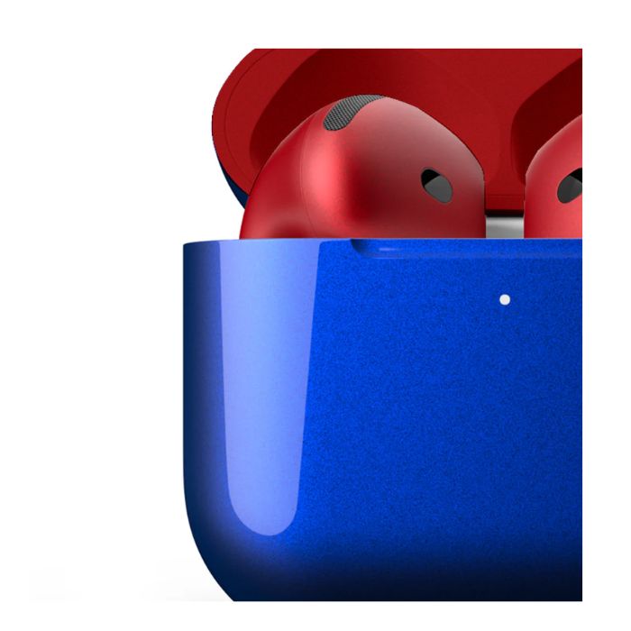 Merlin Craft Customized Apple Airpods 4 Combo Red Blue
