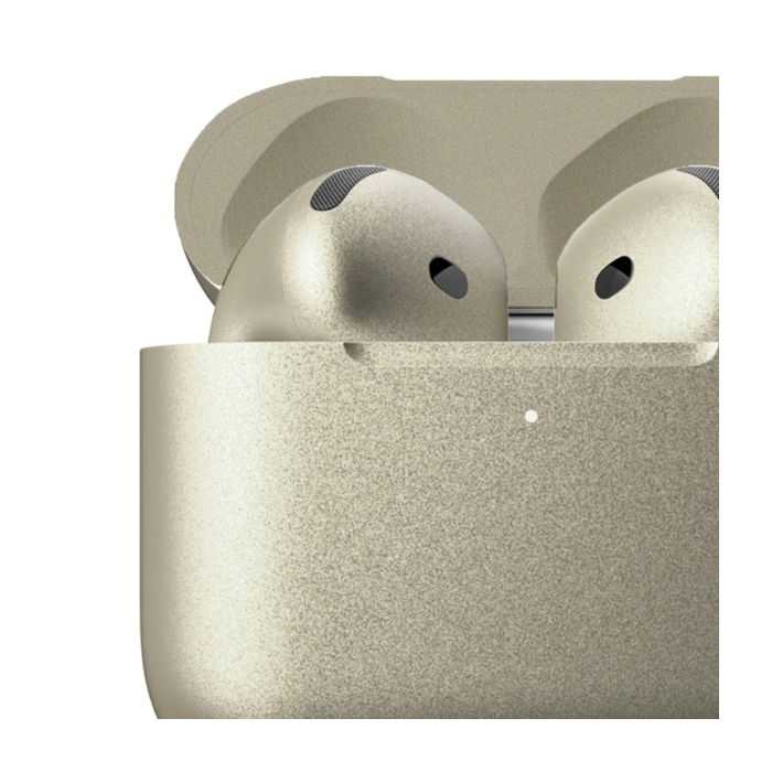 Merlin Craft Customized Apple Airpods 4 Natural Titanium