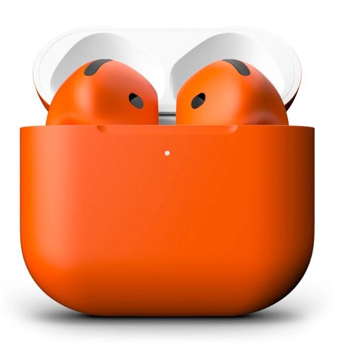 Merlin Craft Customized Apple AirPods 5 WC Neon Orange