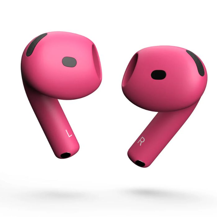 Merlin Craft Customized Apple Airpods 4 Neon Pink
