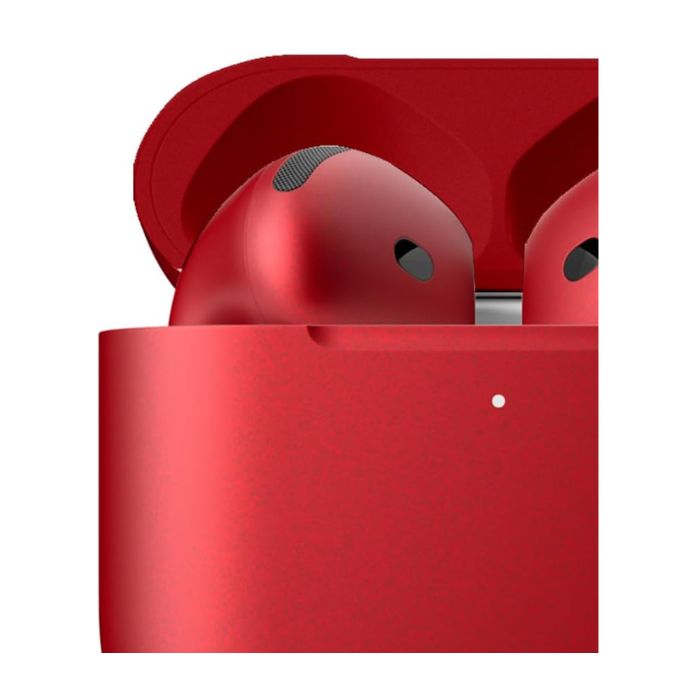 Merlin Craft Customized Apple Airpods 4 Product Red Bold