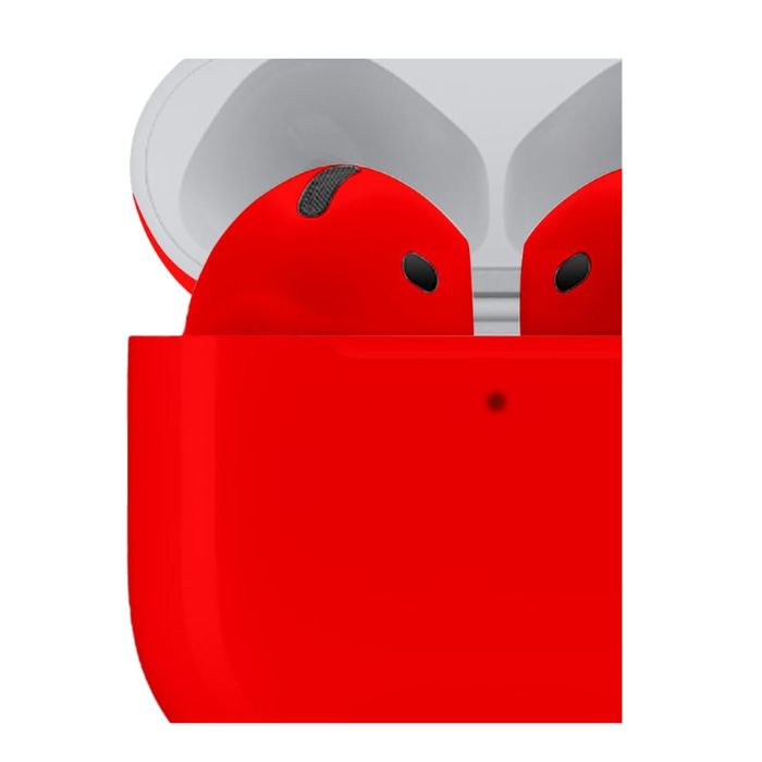 Merlin Craft Customized Apple Airpods 4 Red Glossy