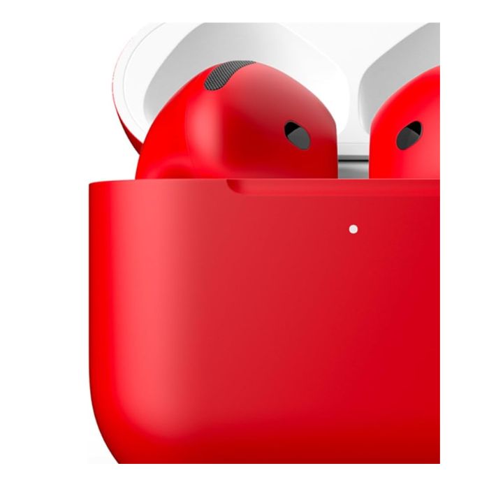 Merlin Craft Customized Apple Airpods 4 Red Matte