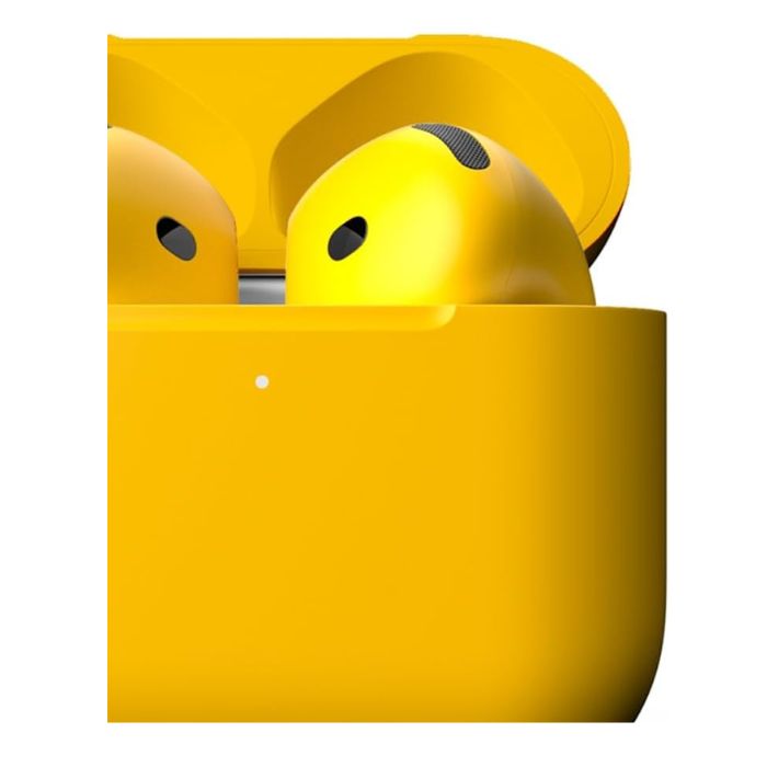 Merlin Craft Customized Apple Airpods 4 Yellow Bold