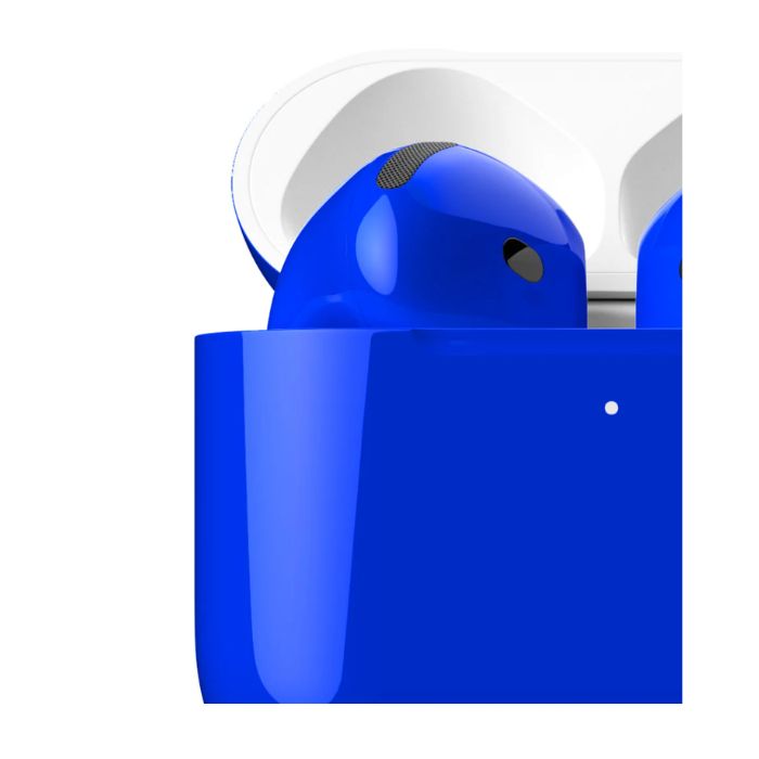 Merlin Craft Customized Apple Airpods 4 Blue Glossy