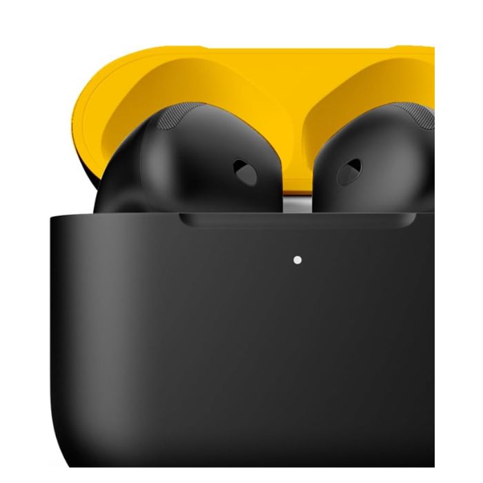 Merlin Craft Customized Apple Airpods 4 ANC Combo Black Yellow