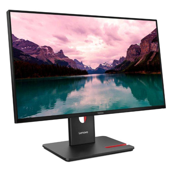 Lenovo Think Vision  23.8inch FHD 1920X1080 Monitor, Anti-glare, DP, HDMI, VGA, Tilt Adjustable, Black - 64A4MATXUK