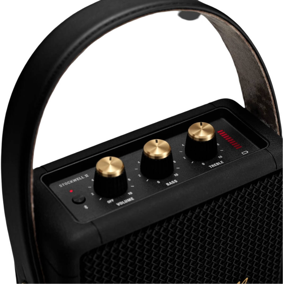 Marshall Stockwell III,Portable Bluetooth Speaker- Black and Brass