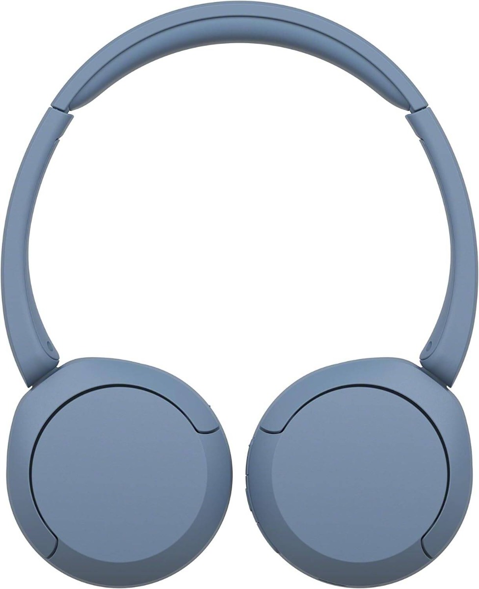 Sony WH-CH520, Wireless Bluetooth Headphones, up to 50 Hours Battery Life with Quick Charge- Blue