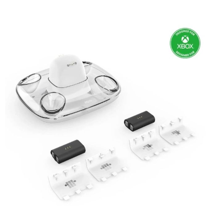 8Bitdo Dual Charging Dock for Xbox Wireless Controllers, White