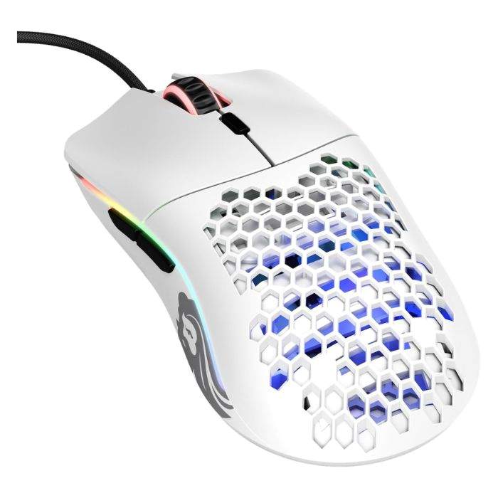Glorious Model O- (Minus) Compact Wired Gaming Mouse - Matte White