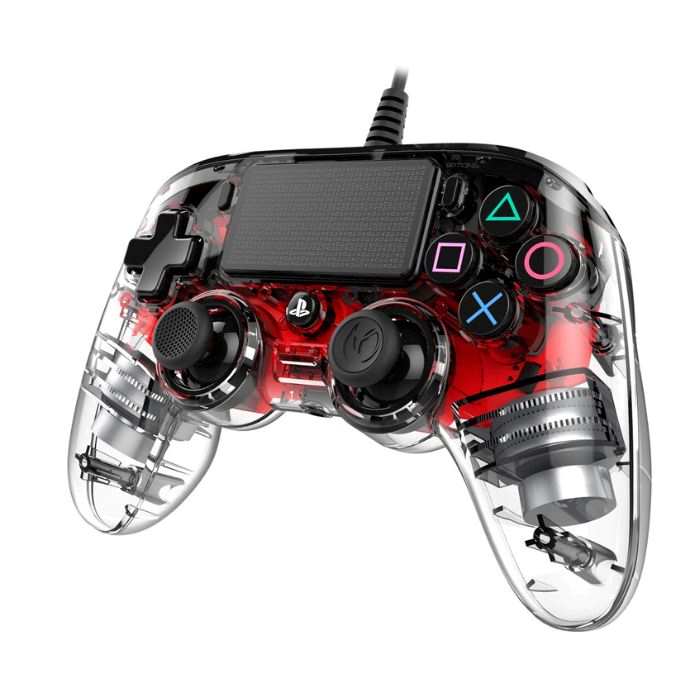 Nacon Wired Compact Controller For PlayStation 4 - Red
