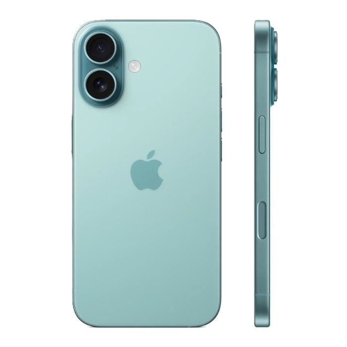Apple iPhone 16 (UAE), 128GB, 8GB, Teal, One Esim & One Physical Sim (Apple Warranty)