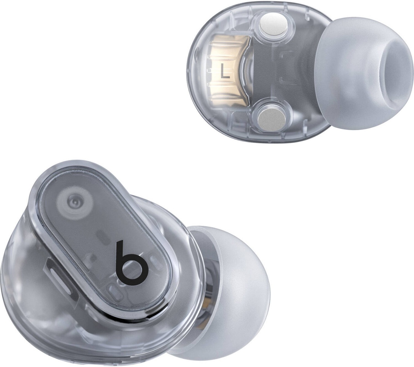 Beats Studio Buds +, True Wireless Noise Cancelling Earbuds- Transparent