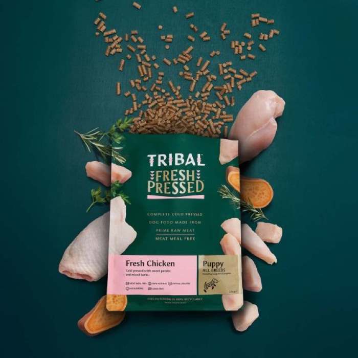 Tribal Fresh Pressed Complete Fresh Chicken Puppy Dry Dog Food 5Kg
