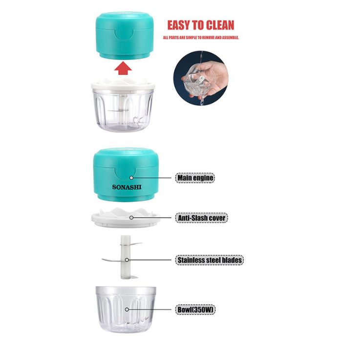 Sonashi Smc-15 Mini Chopper 350ml Bow-SMC-15