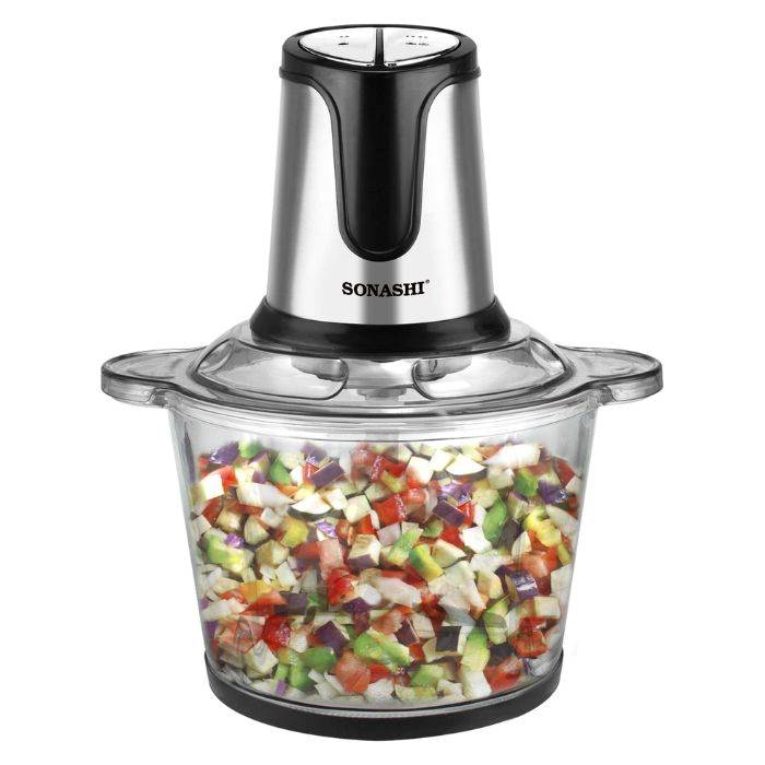 Sonashi 3L Quad Blade Glass Chopper, 500W - SMC-23G