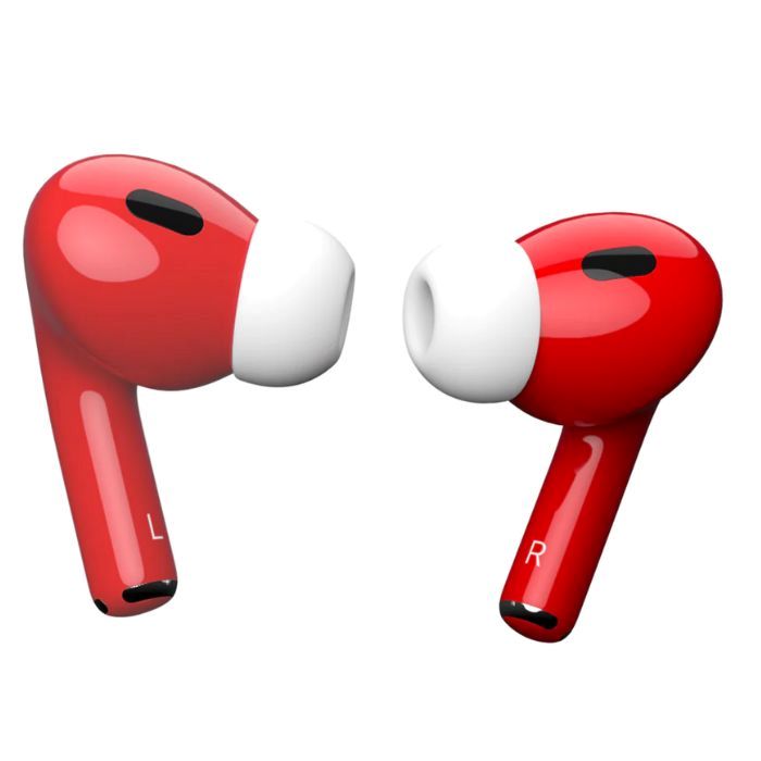 Merlin Craft Apple Airpods Pro Gen 2C, Red Bold