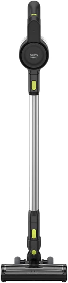 Beko VRT51225VB Cordless Vacuum Cleaner, 150 Watts DC Motor, 550 ML Dustbin Capacity, Electrical Turbo Brush with LED Light, 2 Suction Mode, Pet Brush, Black